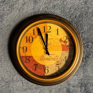 Elegant Gold Wall Clock